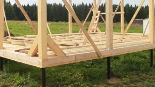 Сарай на винтовых сваях или хозблок на сваях Сестрорецк цена от 2529 руб. / шт.